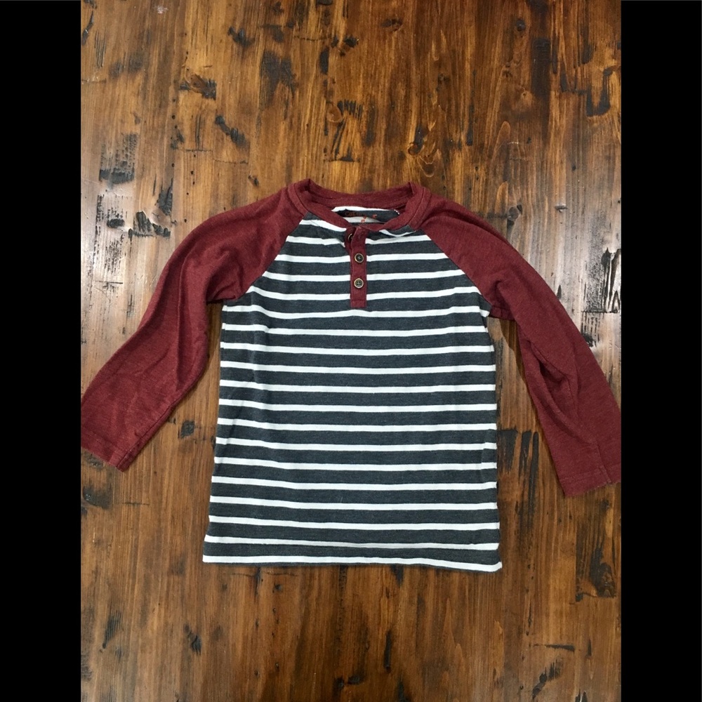 Striped long sleeve T-shirt